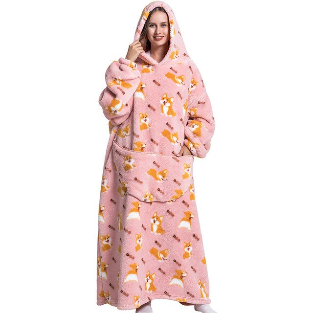 Oversized Wearable  TV Blankets