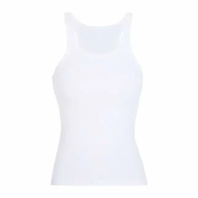 Vintage Ribbed Tank: Summer Chic