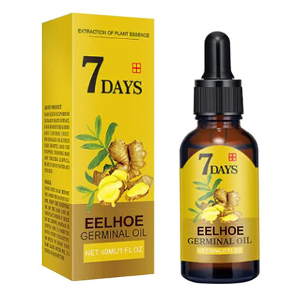 7 Days Fast Ginger Hair Growth Serum Anti-loss Hair Regrowth Essential