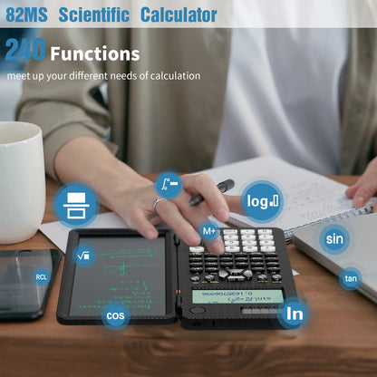 NEWYES Mini Scientific Calculator with Writing Tablet Calculators