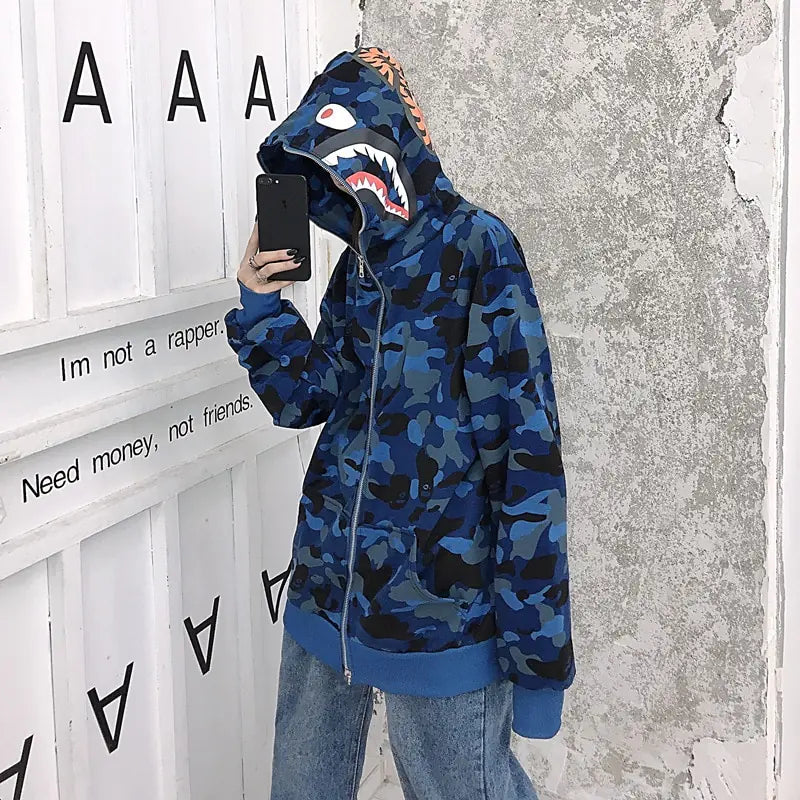 Shark Camouflage Hoodie