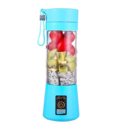 Portable Mixer Multifunctional USB Electric Blender Food Smoothie Maker Blender Stirring Rechargeable 6-Leaf Fruit Juicer Cup