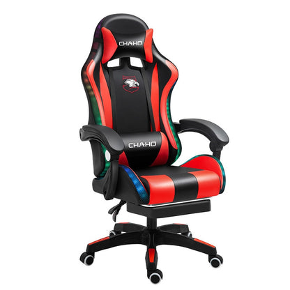 WCG Gaming Chair Office Latex Cushion Bluetooth Computer Chair High-Quality BOSS Chair Leather LOL Internet Anchor Racing Chair