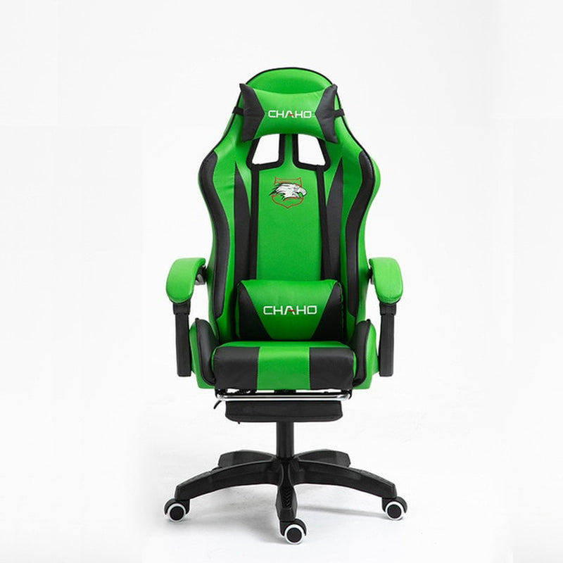 WCG Gaming Chair Office Latex Cushion Bluetooth Computer Chair High-Quality BOSS Chair Leather LOL Internet Anchor Racing Chair